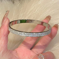 - 5/1pcs Creative Stainless Steel Four-leaf Flower Bracelet Set for Women ✨