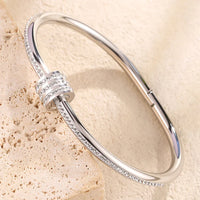 - 5/1pcs Creative Stainless Steel Four-leaf Flower Bracelet Set for Women ✨
