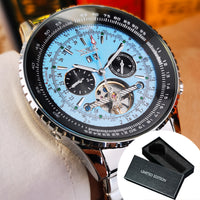 Luxury Men's Automatic Mechanical Watch with Tourbillon Movement ⏱️