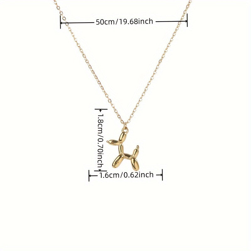 Fashion New Style Simple Hip Hop Balloon Dog Pendant ✨