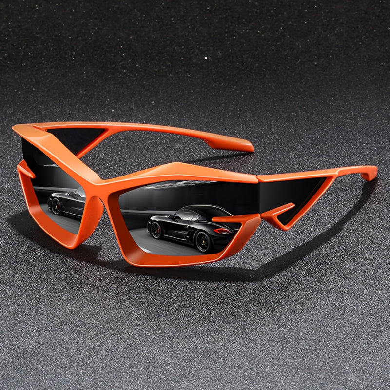 Steampunk BB Oversized Round Frame Fashion Glasses 👓