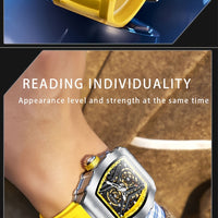 Luxury Automatic Mechanical Silicone band Watches  ⏱️