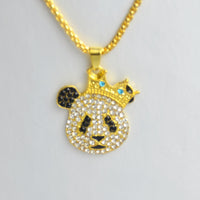 Hip Hop Pendant Hip Hop Chain Necklace Fake Plated Chain Pendant Necklace 🐼