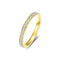 Womens Niche High-end Daisy-studded Stackable Pinky Ring 💍