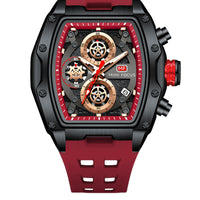 Luxury Rm Style  Chronograph Mens Watch With Curved Glass And Openwork Design✨