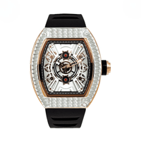 Luxury  Men's Mechanical Movement Rubber band watch ⏱️