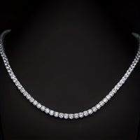 Celebs style layered square shaped diamond necklace💎