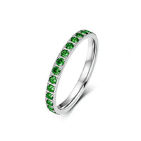 Womens Niche High-end Daisy-studded Stackable Pinky Ring 💍