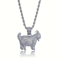 - Zircon Goat Necklace, Perfect for Everyday Wear And Creative Zircon Jewelry ✨