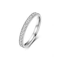 Womens Niche High-end Daisy-studded Stackable Pinky Ring 💍