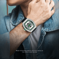 Luxury  Men's Mechanical Movement Rubber band watch ⏱️