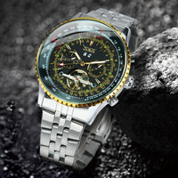 Luxury Men's Automatic Mechanical Watch with Tourbillon Movement ⏱️