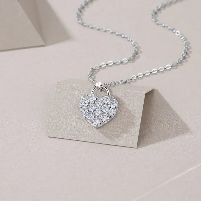 Moissanite This Luxurious And Fashionable Light Luxury Trend Jewelry Necklace Pendant Is Made Of S925 Silver