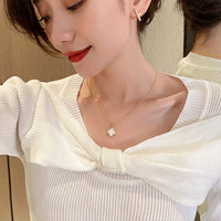 Luxury 4 Leaf Flower Pendant Necklace Earrings for Women✨