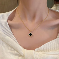 Luxury 4 Leaf Flower Pendant Necklace Earrings for Women✨
