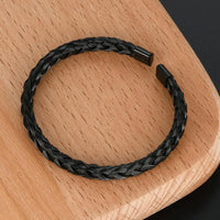 - Luxury Royal King Crown Bracelet Set For Men Stainless Steel Bangle 👑