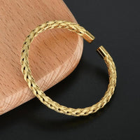 - Luxury Royal King Crown Bracelet Set For Men Stainless Steel Bangle 👑