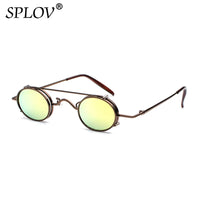 Vintage Round Men Women Brand Designer SteamPunk Sun Glasses  👓