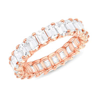 Luxury Micro Paved Square Cubic Zirconia Promise Love Rings 💍