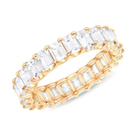 Luxury Micro Paved Square Cubic Zirconia Promise Love Rings 💍