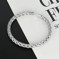- Luxury Royal King Crown Bracelet Set For Men Stainless Steel Bangle 👑