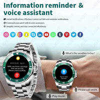 Screen Steel Smart Waterproof Bluetooth Call Clock Sports Watch⌚️