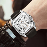 Santos Tank Series with Calendar Display Men's Watch⏱️