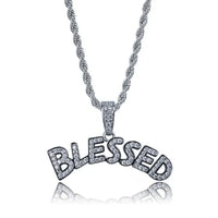 Diamond  Hip Hop Necklace Shiny Cubic Zirconia Wallet Pendant 💎