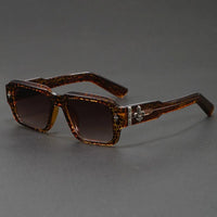 Designer Square Leopard Print  Sunglasses 🕶️
