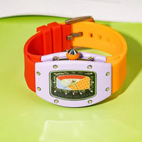 Luxury Candy Watch For Women Elegant Tonneau Original Design Watch 🍭