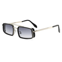 Square Sunglasses Women Men Metal Frame Rectangle Sun Glasses Oval Eyewear Sunglasses 🕶️