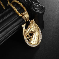 Diamond  Hip Hop Necklace Shiny Cubic Zirconia Wallet Pendant 💎