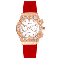 New Silicone Quartz Watch Diamond Watch Neutral Watch Alloy 💎