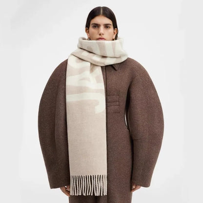 2025 Scarf 100% wool for women and men  luxury  thick and warm✨