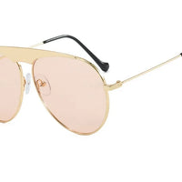 Oversized Pilot Sunglasses Women Top Quality Mirror Driving Cool Sunglasses 🕶️