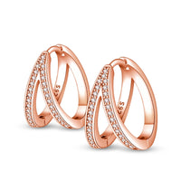 Rose Gold Series 925 Sterling Silver Flamingo Giraffe Star and Moon Flower Earrings ✨