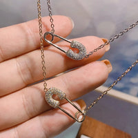 Dainty Initial Pin Choker Necklace Personalized Stackable Necklace 💎