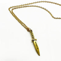 Gothic Knife Dagger Pendant Chokers Necklace Jewelry 🔪