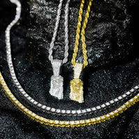 Men's Women's Hip-hop Punk Necklace Set Stylish Jesus Pendant ✨