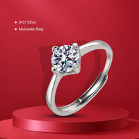 Dainty Sun Flower Moissanite Ring For Women Popular S925 Sterling Silver 💍