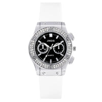New Silicone Quartz Watch Diamond Watch Neutral Watch Alloy 💎