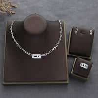 Trendy Dainty Initial  Necklace Earring Bracelet Ring Sets 💎