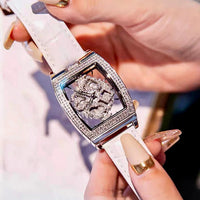 Rhinestone Detail Quartz Movement Watch ✨