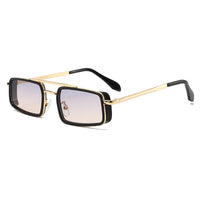Square Sunglasses Women Men Metal Frame Rectangle Sun Glasses Oval Eyewear Sunglasses 🕶️