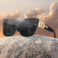 Luxury Brand Designer Sunglasses Women Rimless Cat Eye Sunglasses  ✨