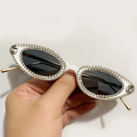 Cat Eye Diamond Sunglasses Women Unique Luxury Rhinestone Sunglasses ✨