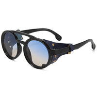 Retro Steampunk Sunglasses Men Women UV400 Round Punk Sunglasses 👓