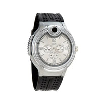 Metal Gas Windproof Portable Open Flame Lighter Smoking Outdoor Watch Inflatable ⌚️🔥
