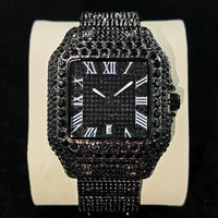 Cool Black Ice Watch Luxury Stainless Steel Quartz 💎