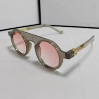 Fashion Round Frame Sunglasses for Men Personalized High-end Sunglasses